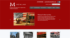 Desktop Screenshot of mowlawfirm.com